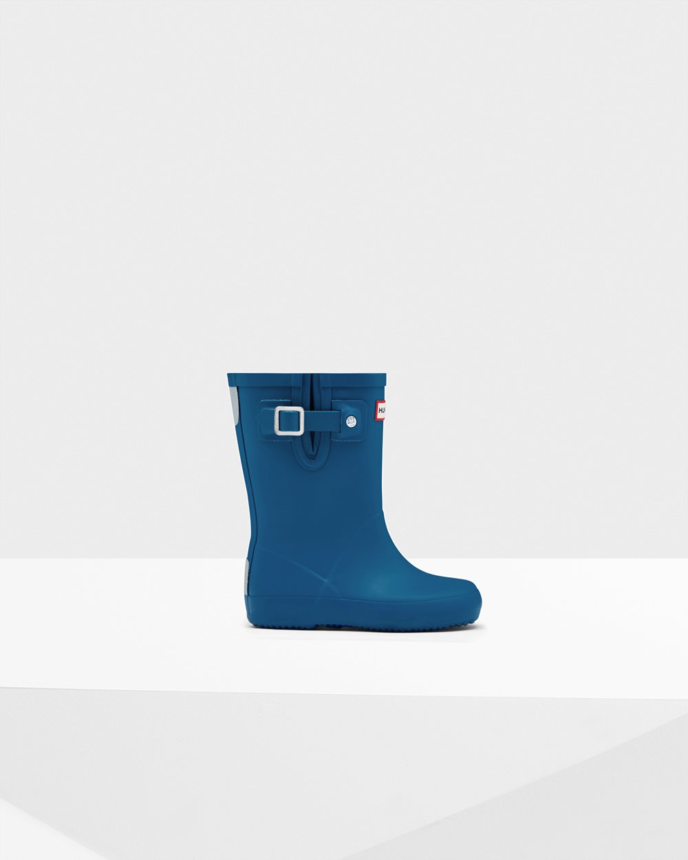 Botas De Agua Hunter Niños Original First Flat Sole - Azules - Argentina 1023ODVCE